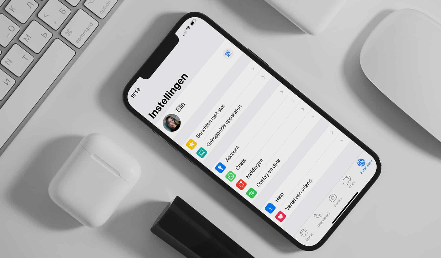 whatsapp instellingen