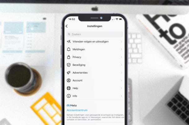 instagram instellingen privacy data