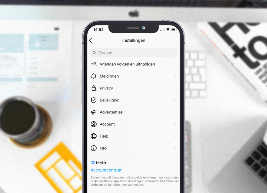 instagram instellingen privacy data