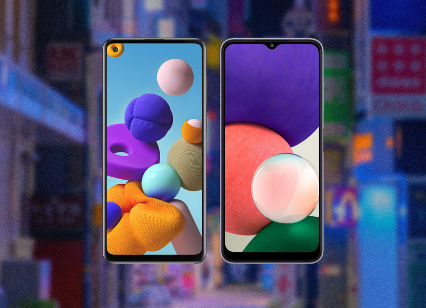samsung galaxy a21s vs galaxy a22