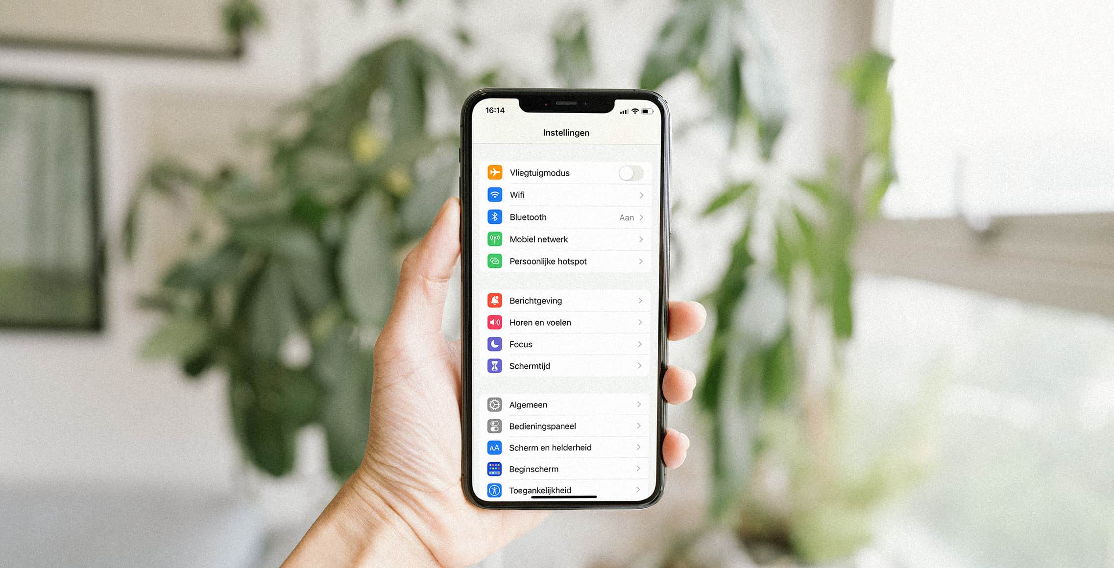 instellingen telefoon privacy data
