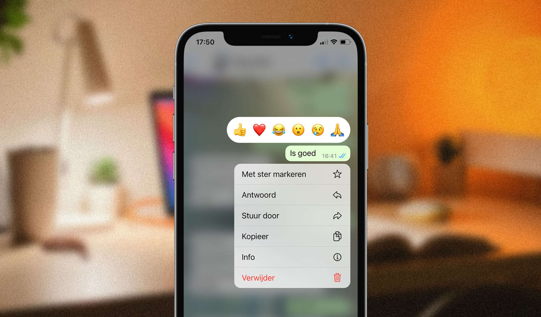 whatsapp bericht verwijderen