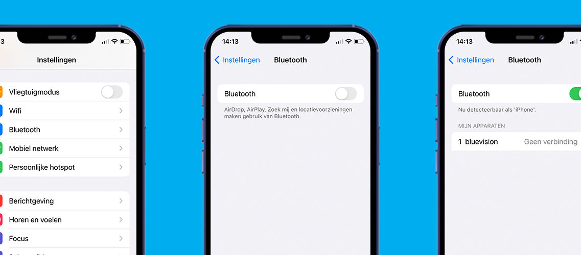 WAT IS BLUETOOTH EN HOE SCHAKEL JE HET IN OF UIT visual data 4