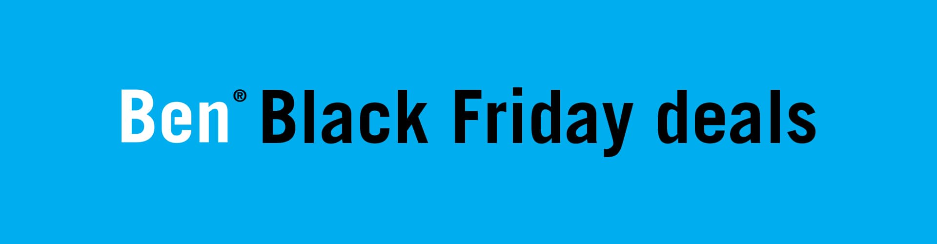 Dit zijn mijn Black Friday aanbiedingen Ben Blog
