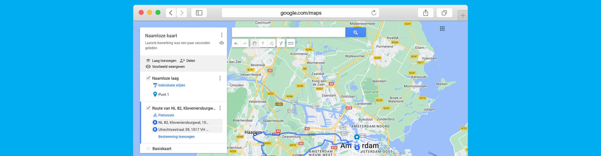 Een Google Maps route maken zo doe je dat Ben Blog