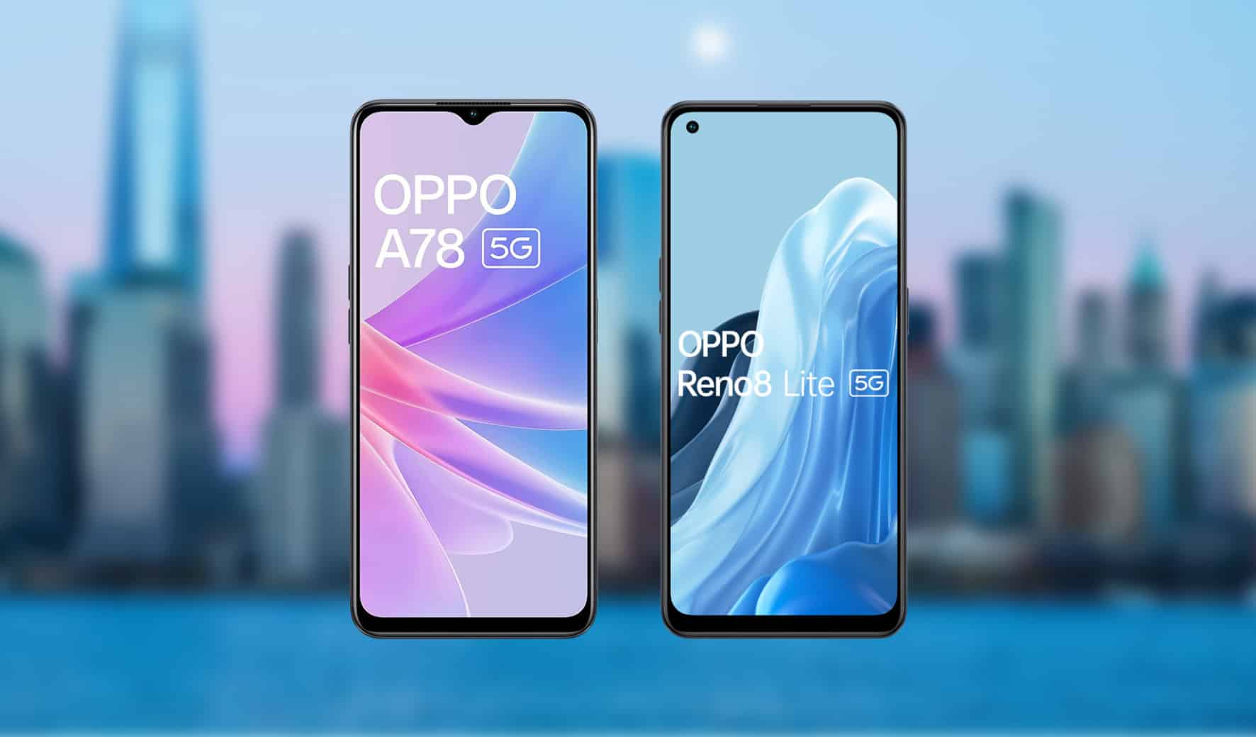 oppo reno8 lite vs oppo a78 vergelijking