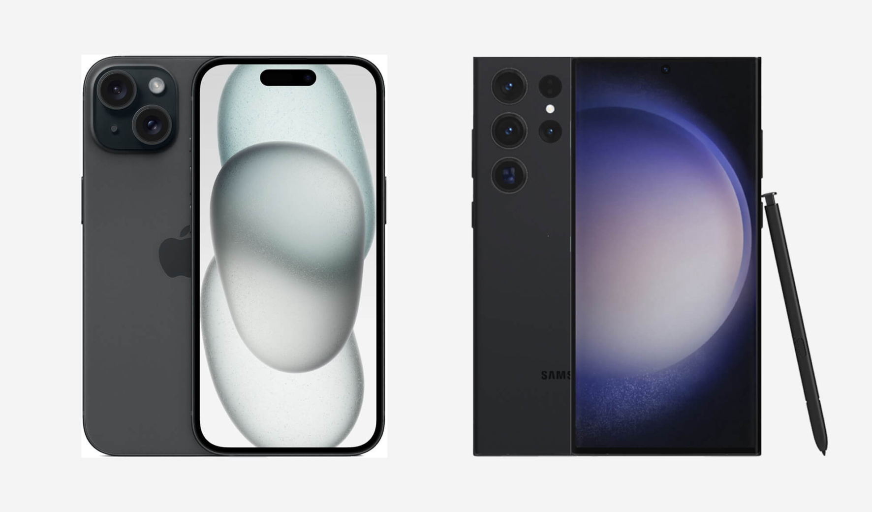 samsung galaxy s23 versus iphone 15