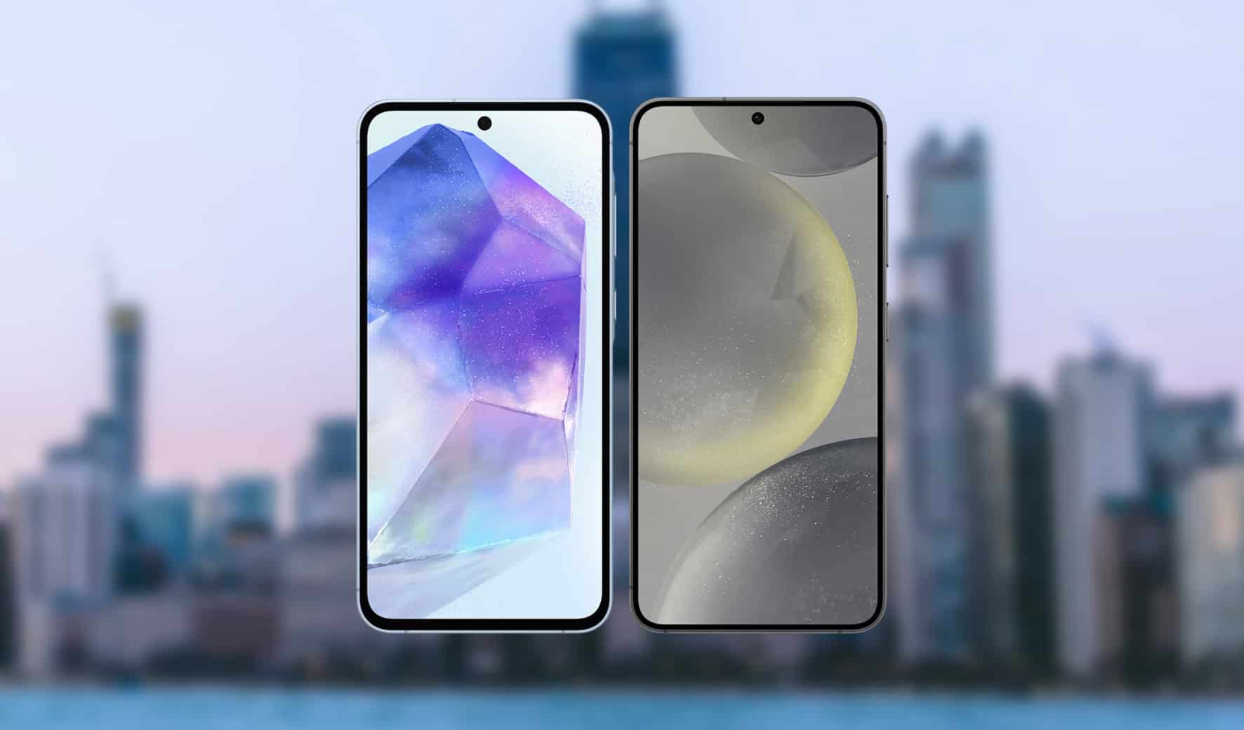 samsung galaxy s24 vs galaxy a55