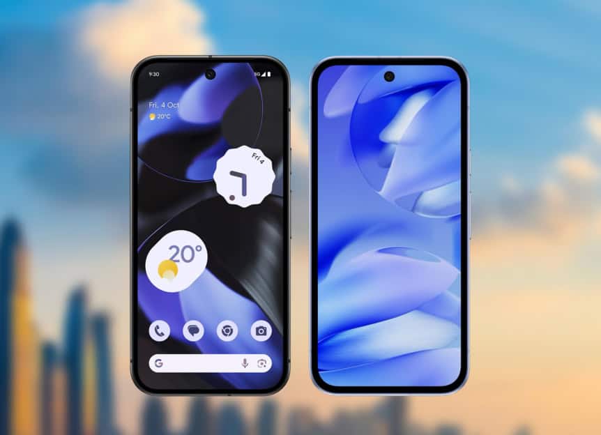 google pixel 9a versus pixel 9 vergelijking