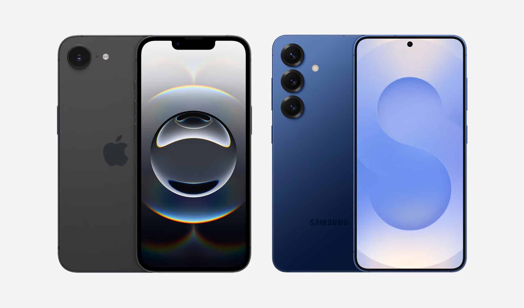 iphone 16e versus samsung galaxy s25 vergelijking