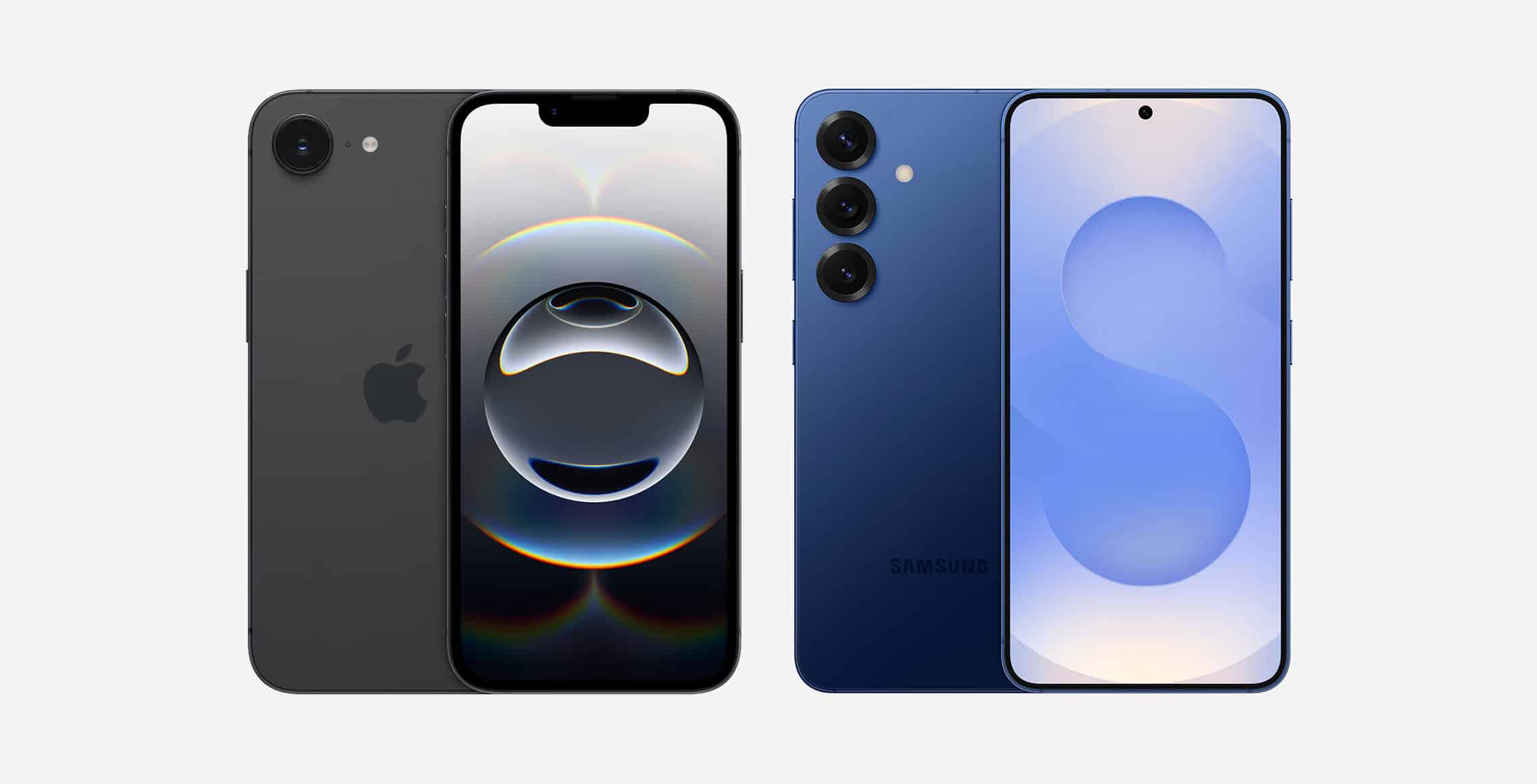 iphone 16e versus samsung galaxy s25 vergelijking