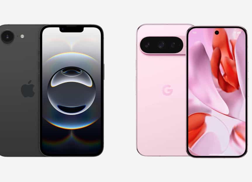 google pixel 9 versus iphone 16e vergelijking