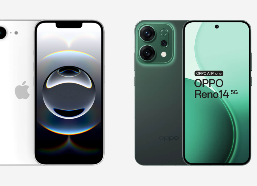 iphone 16e versus oppo reno14