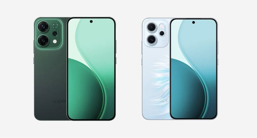 oppo reno14 versus reno 14fs vergelijking