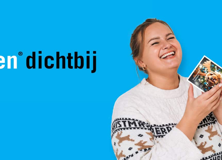 ben dichtbij kerstkaart sturen