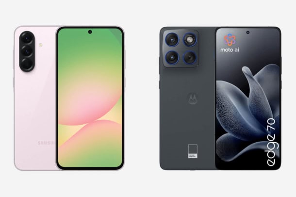 samsung galaxy a56 versus motorola edge 70 vergelijking