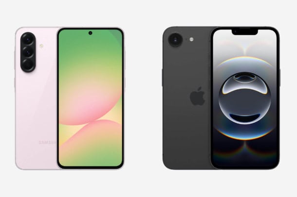 samsung galaxy a56 versus iphone 16e vergelijking