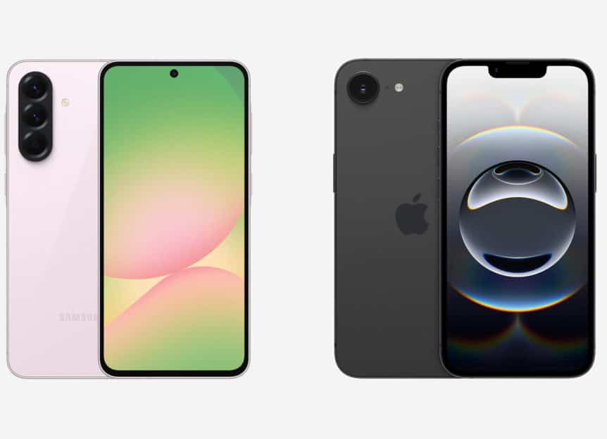 samsung galaxy a56 versus iphone 16e vergelijking