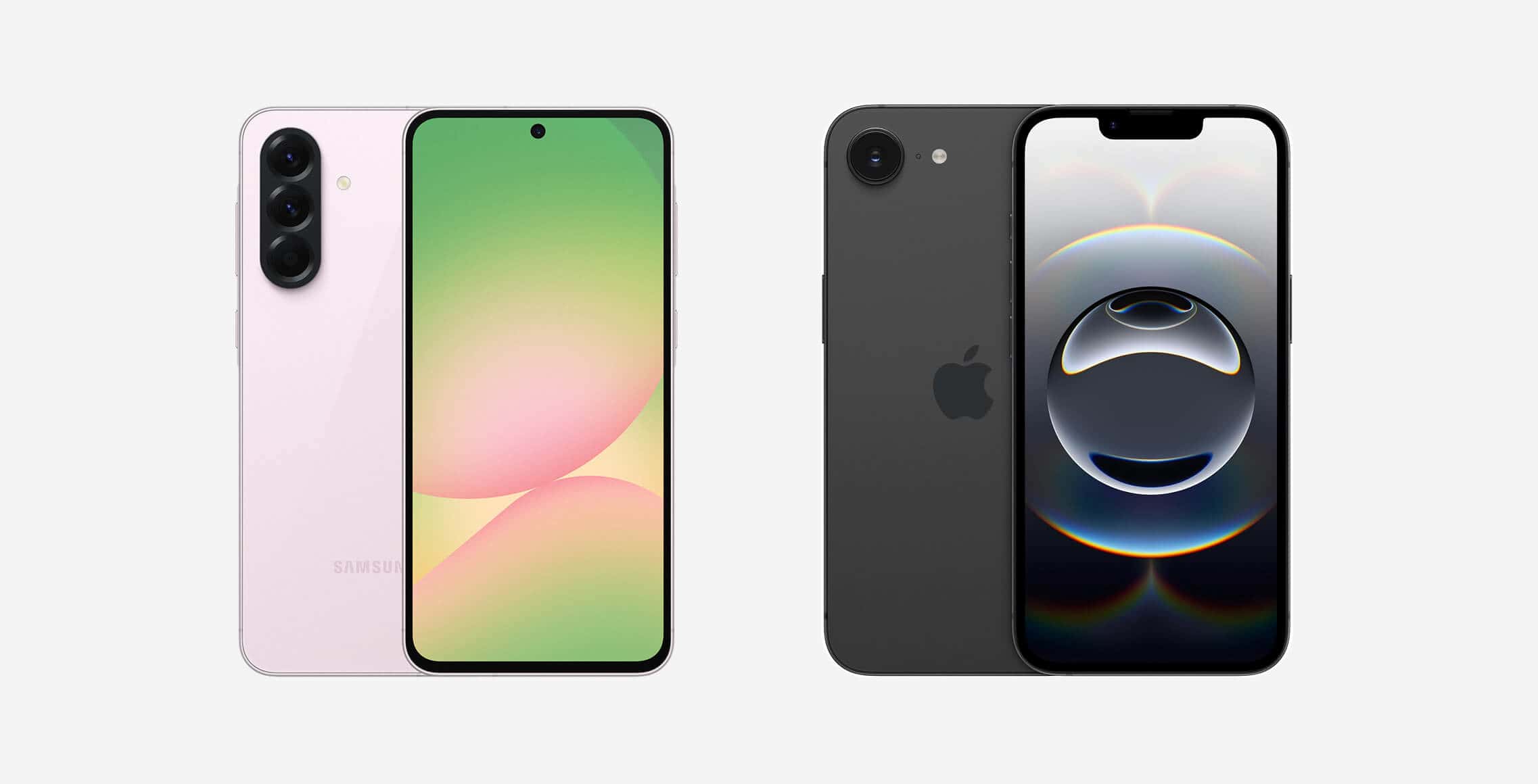 samsung galaxy a56 versus iphone 16e vergelijking