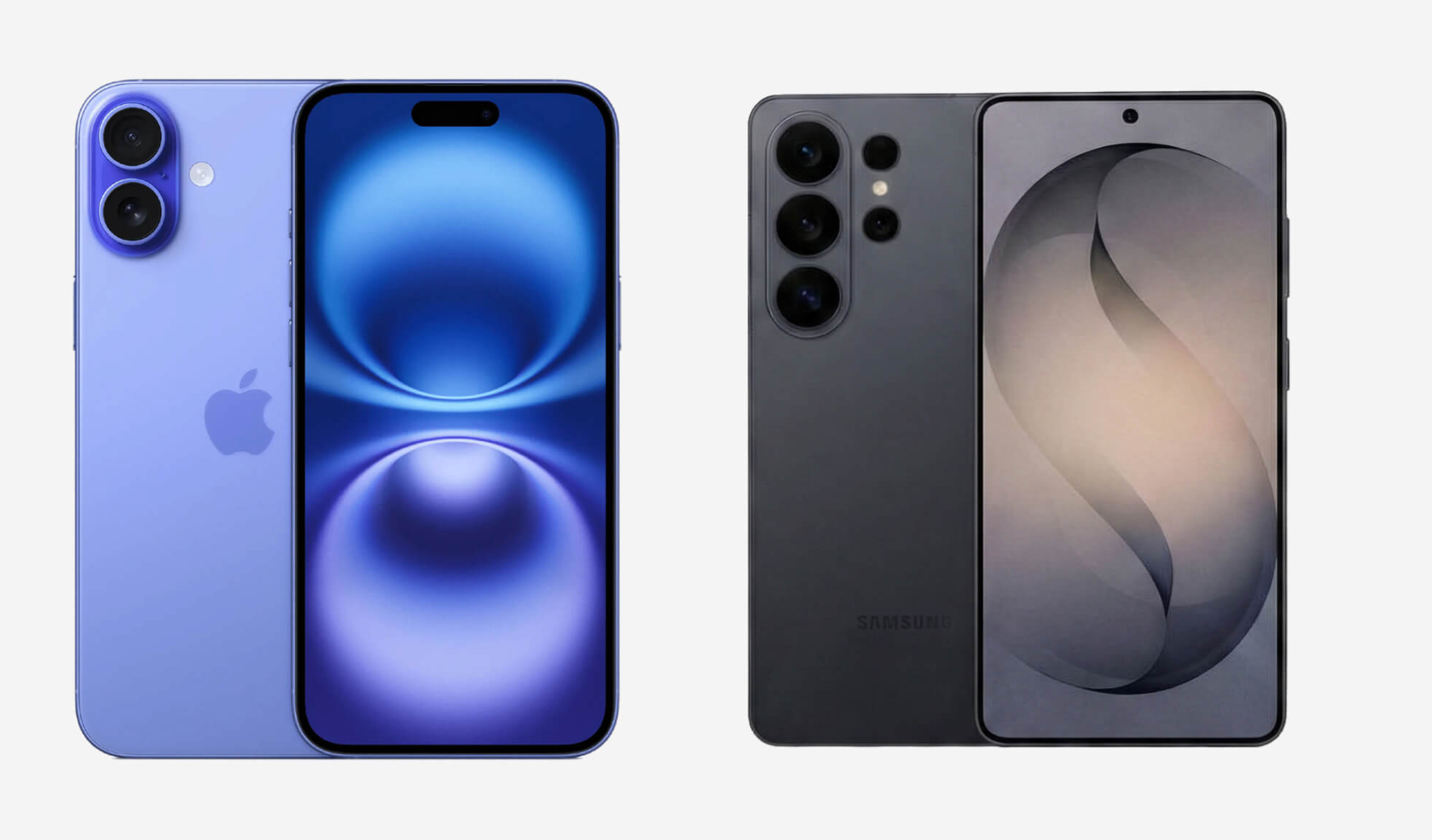 iPhone 16 versus Samsung Galaxy S26 vergelijking 2