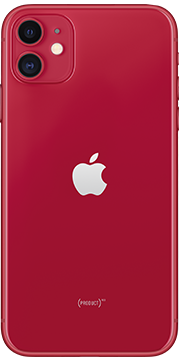 Apple iPhone 11 Rood achterkant