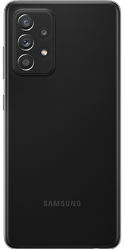 Samsung Galaxy A52 s Zwart achterkant