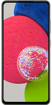 Samsung Galaxy A52 s Zwart voorkant