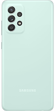 Samsung Galaxy A52 s Groen achterkant