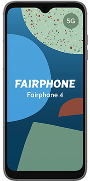 Fairphone 4 grijs Voorkant